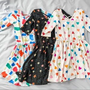 3 dresses (set) DotDotSmile/Lularoe sz 5/6